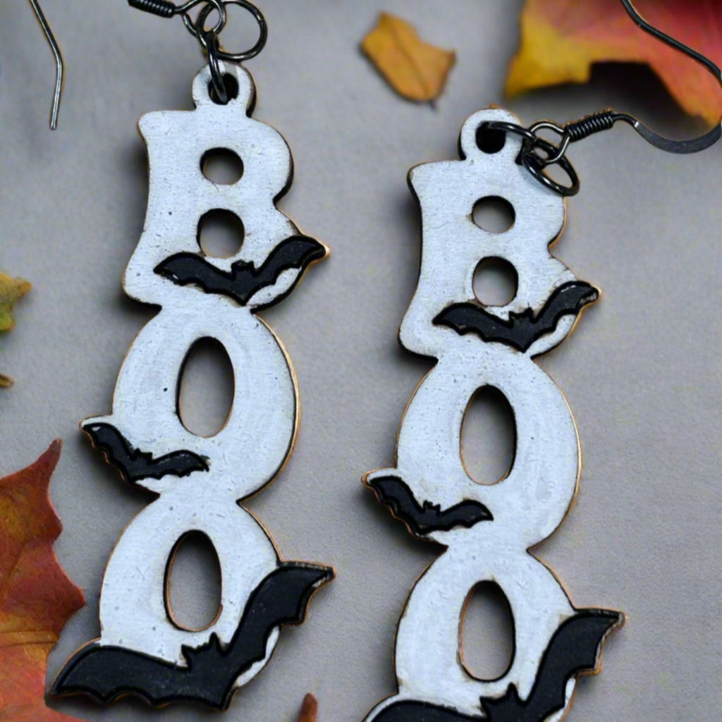 Boo-Bat Earring